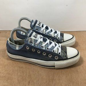 Converse All Star Blue Chuck Taylor Low Top Shoes Women’s Size 7